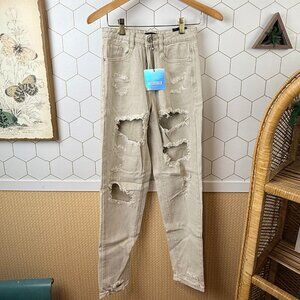 Missguided Stone High-Rise Extreme Mom Jeans – Size 4 - NWT